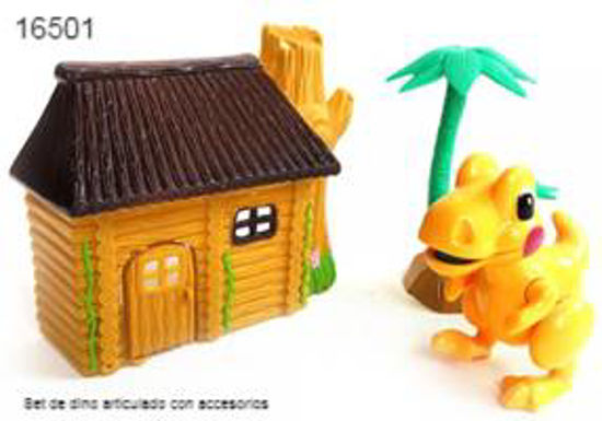 Imagen de SET DE DINO ARTICULADO CON ACCESORIOS 11.24